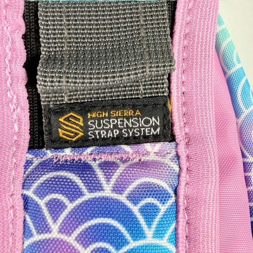 High Sierra Loop Backpack Mermaid Scale School Bag New NWT